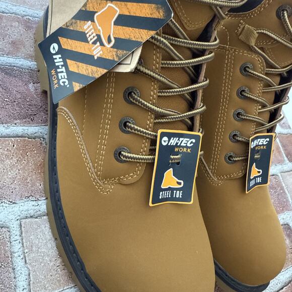 HI-TEC X-T Work Boots Men's 13 Steel Toe Cap Protection Waterproof Shoes NEW - Picture 4 of 11